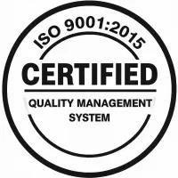 ISO 9001 2015 certificate badge