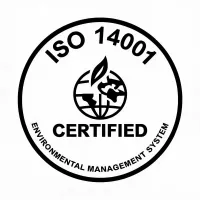 ISO 14001 environmental certificate badge